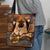 Chow Chow With Bone Retro Tote Bag