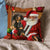 Dachshund-3 With Santa Pillowcase