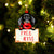 Dachshund2 Free Kiss Christmas Ornament