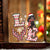 Dachshund LOVE Reindeer Christmas Sticker