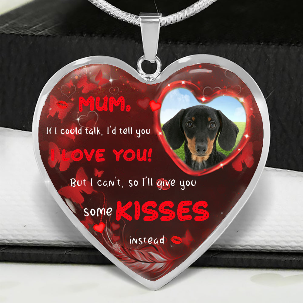 Dachshund Give You Some Kisses Necklace