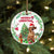 Dachshund Tree Merry Christmas Ornament (porcelain)