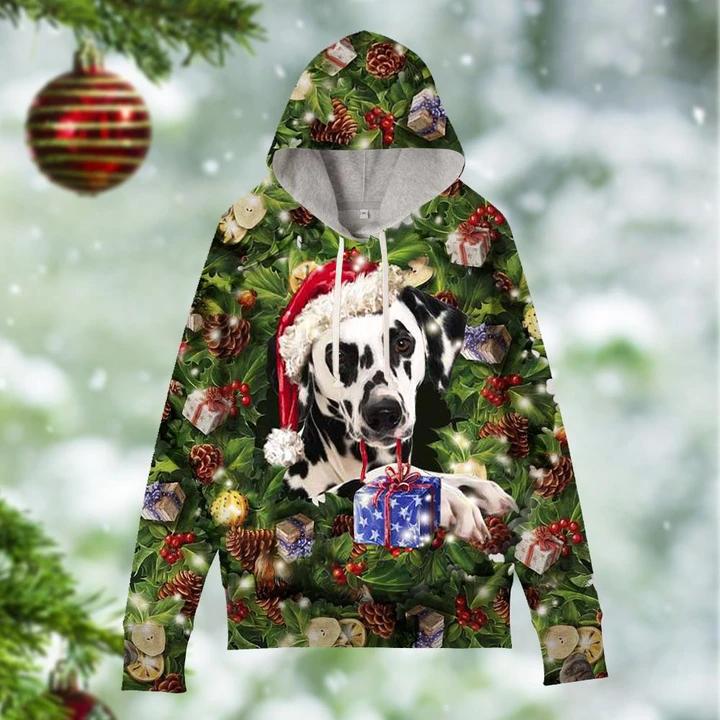 Dalmatian Christmas Gift Cute All-Print Unisex  Hoodie
