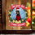 Dobermann We Woof You Christmas Sticker