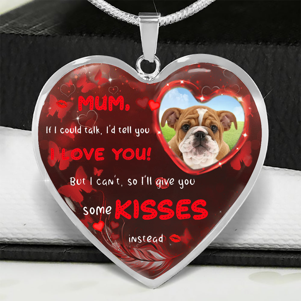 English-Bulldog Give You Some Kisses Necklace