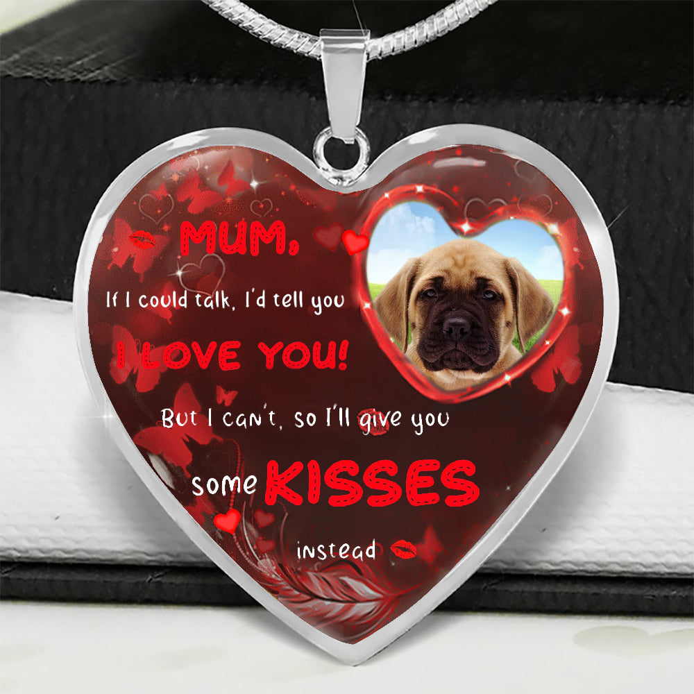 English-Mastiff Give You Some Kisses Necklace