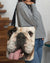 English Bulldog 4 Face Cloth Tote Bag