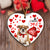 English Bulldog Happy Valentine's Day Ornament (porcelain)