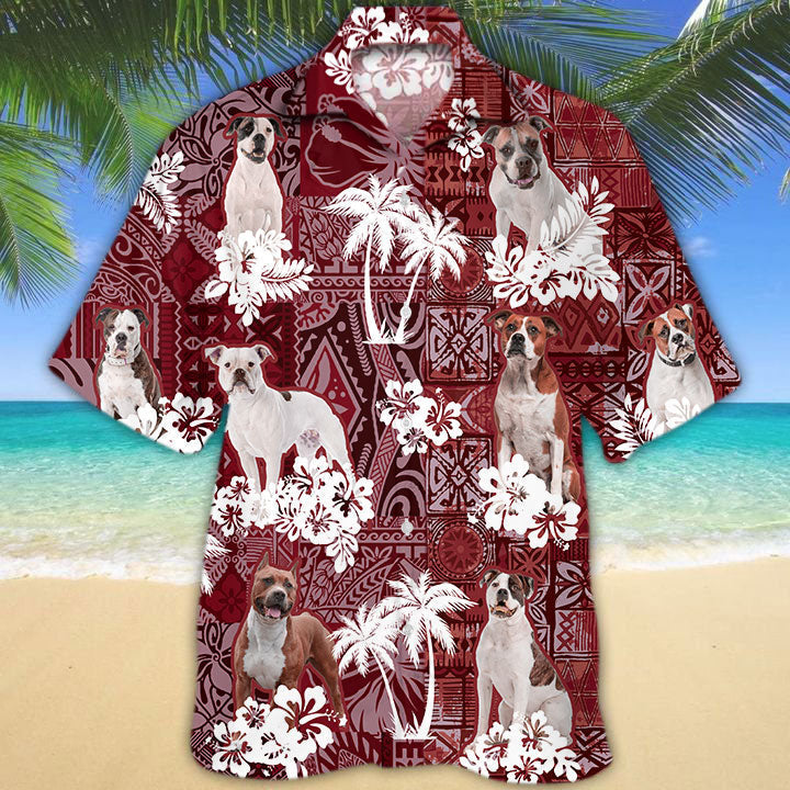 American Bulldog Hawaiian Shirt 2