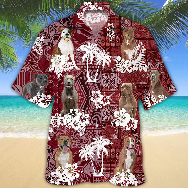 Pitbull Hawaiian Shirt 2