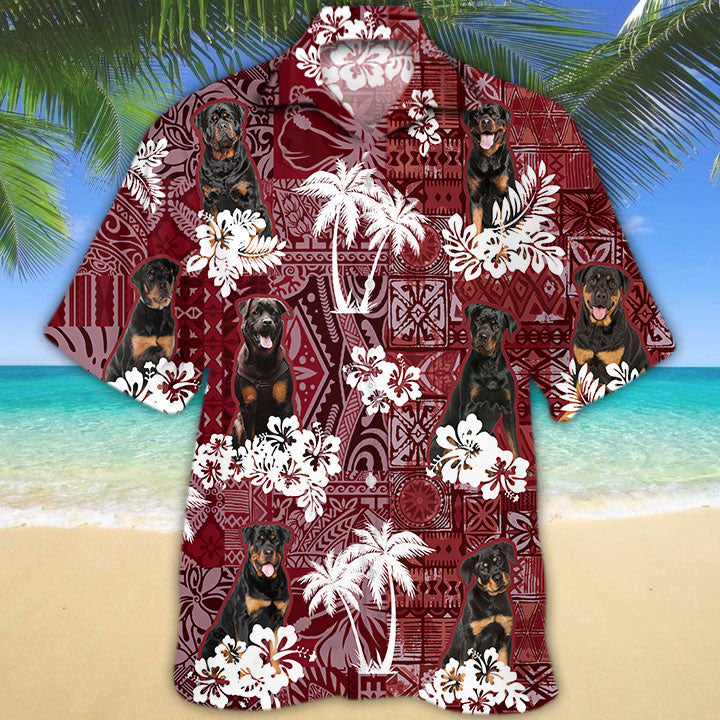 Rottweiler Hawaiian Shirt 2