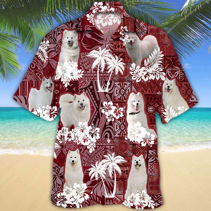 Samoyed Hawaiian Shirt 2