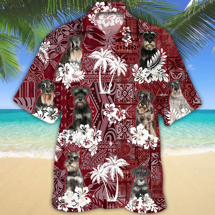 Schnauzer Hawaiian Shirt 2