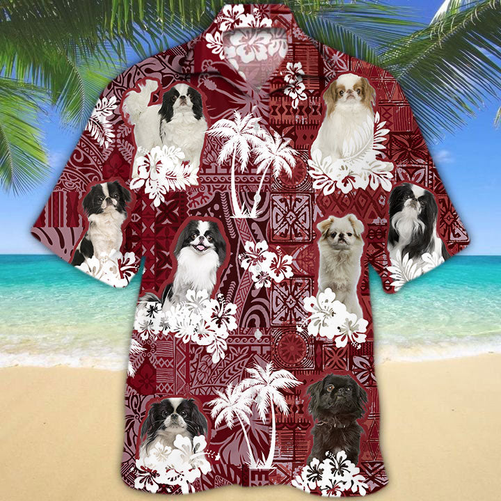 Japanese Chin Hawaiian Shirt 2