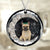 French-Bulldog With Crown Diamond Ornament (porcelain)