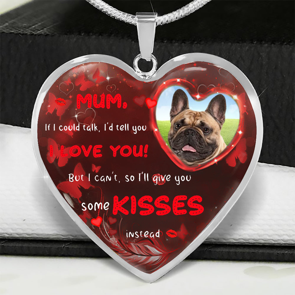 French-Bulldog Give You Some Kisses Necklace