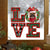Love French Bulldog Christmas Sticker