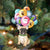 French Bulldog With Balloons Christmas Ornament