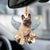 French Bulldog Angel Dog Memorial Ornament