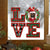 Love German Shepherd Christmas Sticker