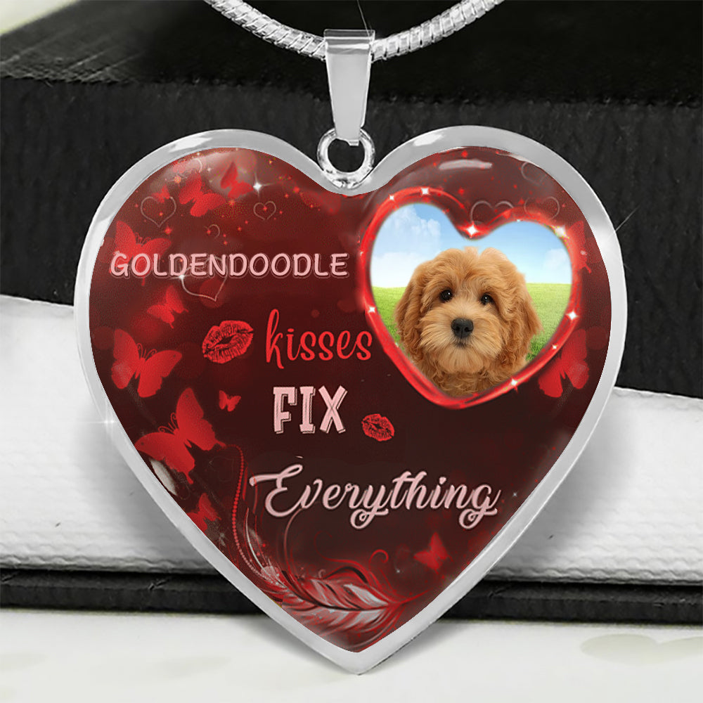 Goldendoodle Kisses Fix Everything Necklace