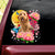 Goldendoodle Flower And Moon Sticker