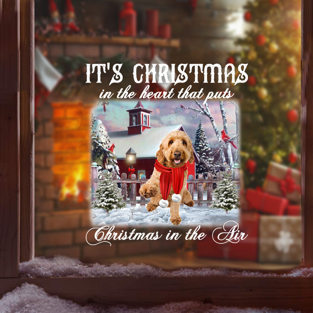 Goldendoodle It's Christmas Sticker