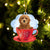 Goldendoodle On The Cup Christmas Ornament