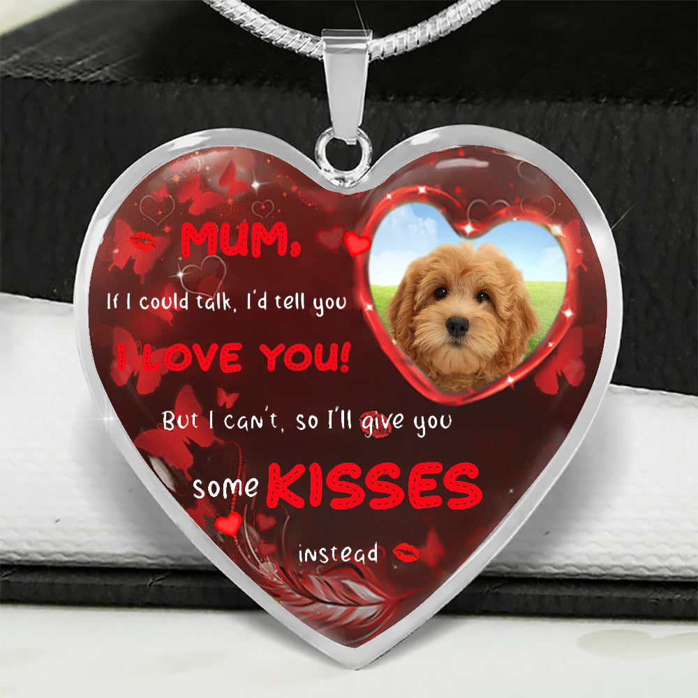 Goldendoodle Give You Some Kisses Necklace