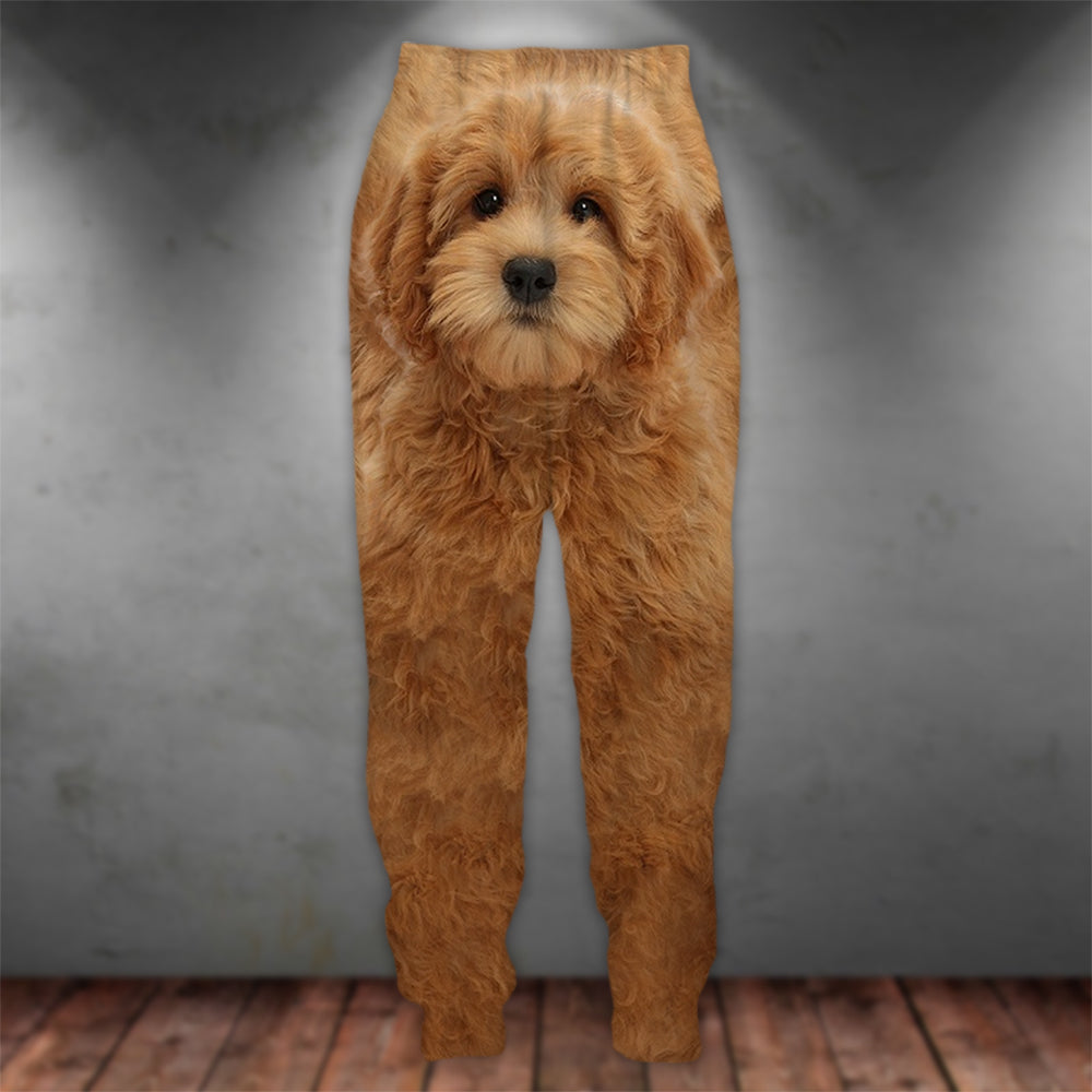 Goldendoodle 3D Graphic Casual Pants Animals Dog