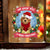 Goldendoodle We Woof You Christmas Sticker