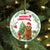 Goldendoodle Tree Merry Christmas Ornament (porcelain)