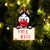 Husky Free Kiss Christmas Ornament