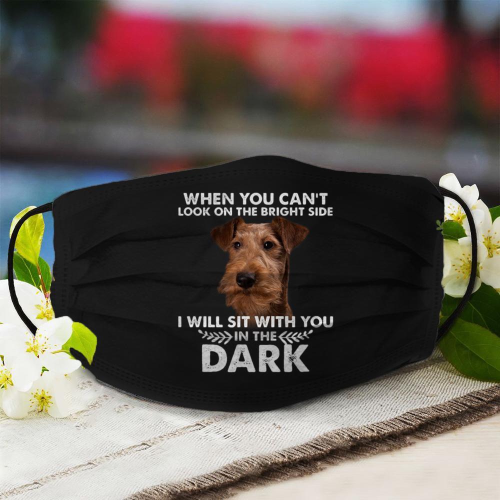 Irish Terrier Sit With You  Veil