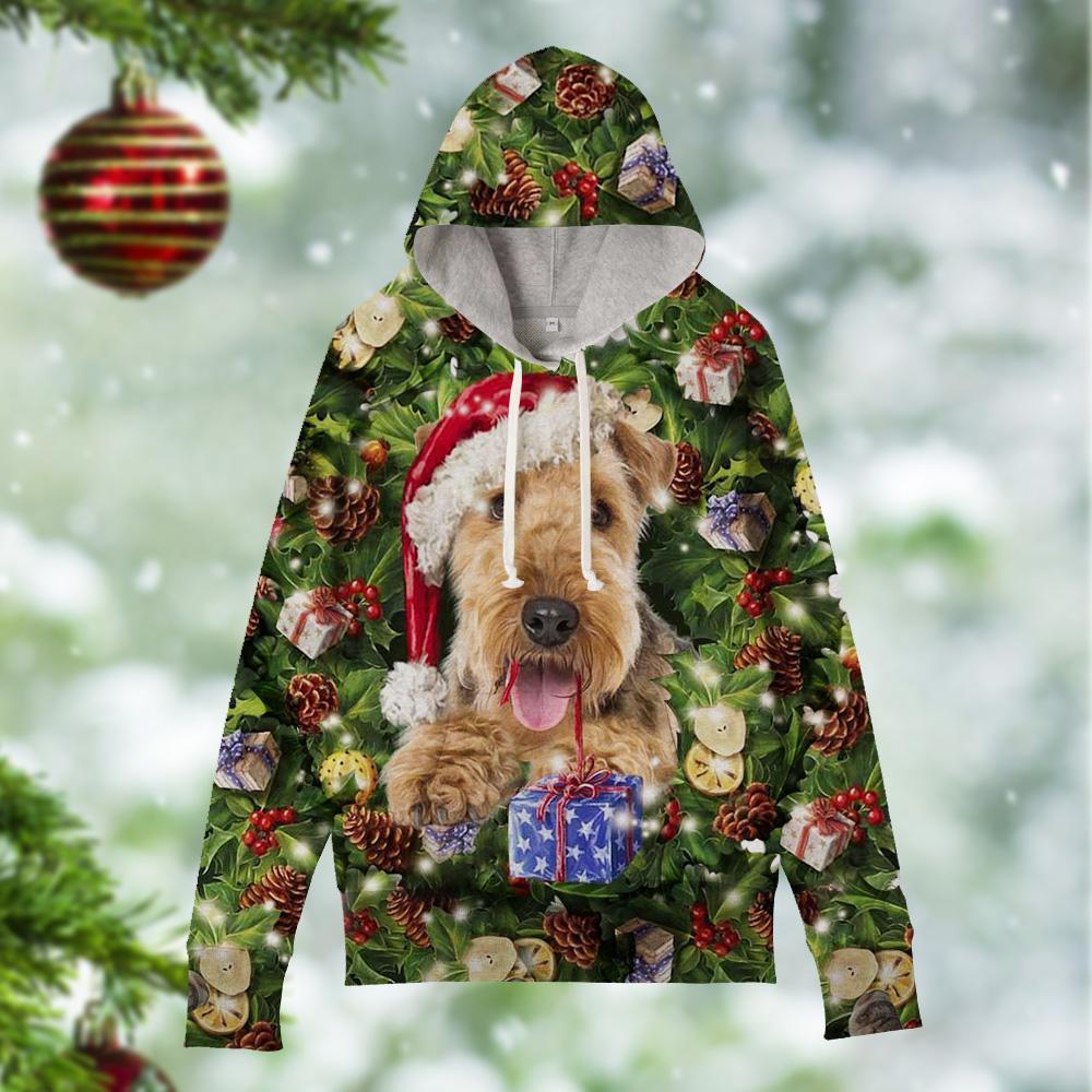 Irish Wolfhound Christmas Gift Cute All-India Unisex  Hoodie