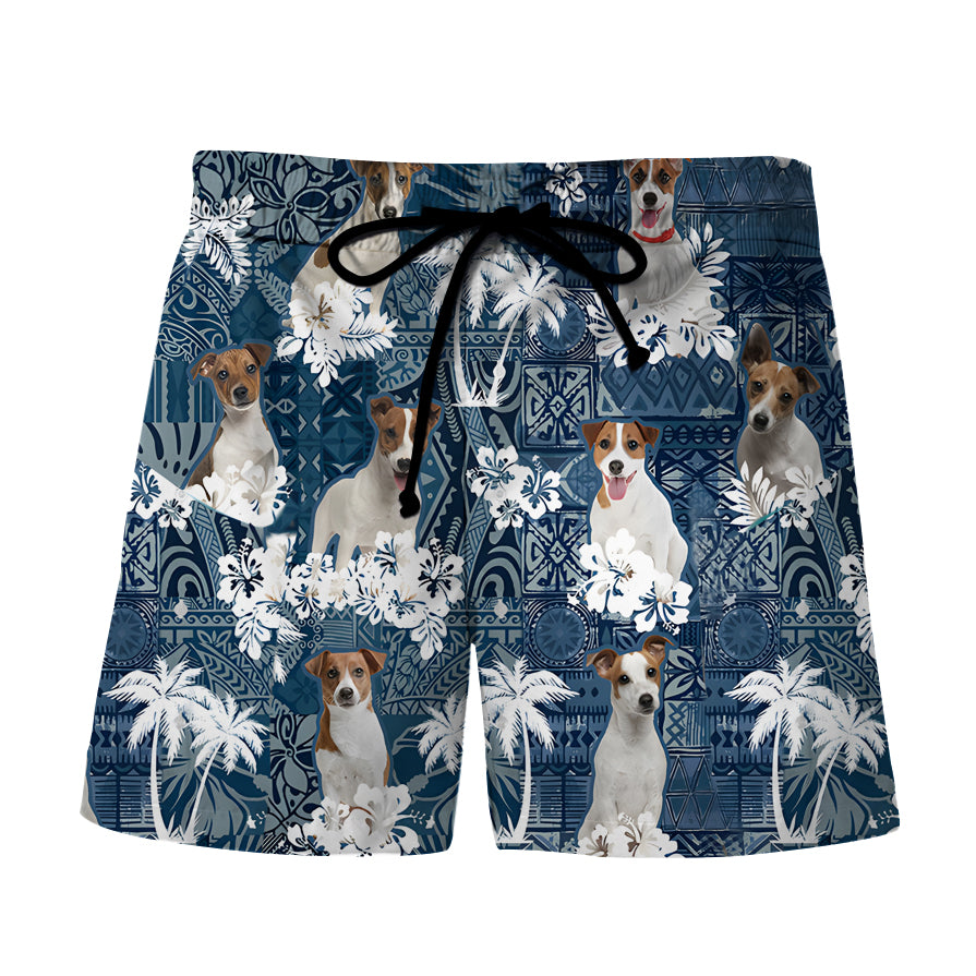Jack Russell Terrier Hawaiian Shorts