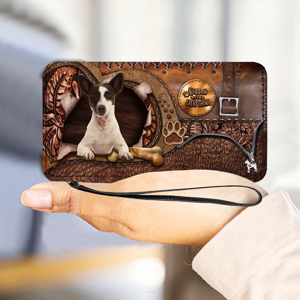 Jack Russell Terrier With Bone Retro Purse