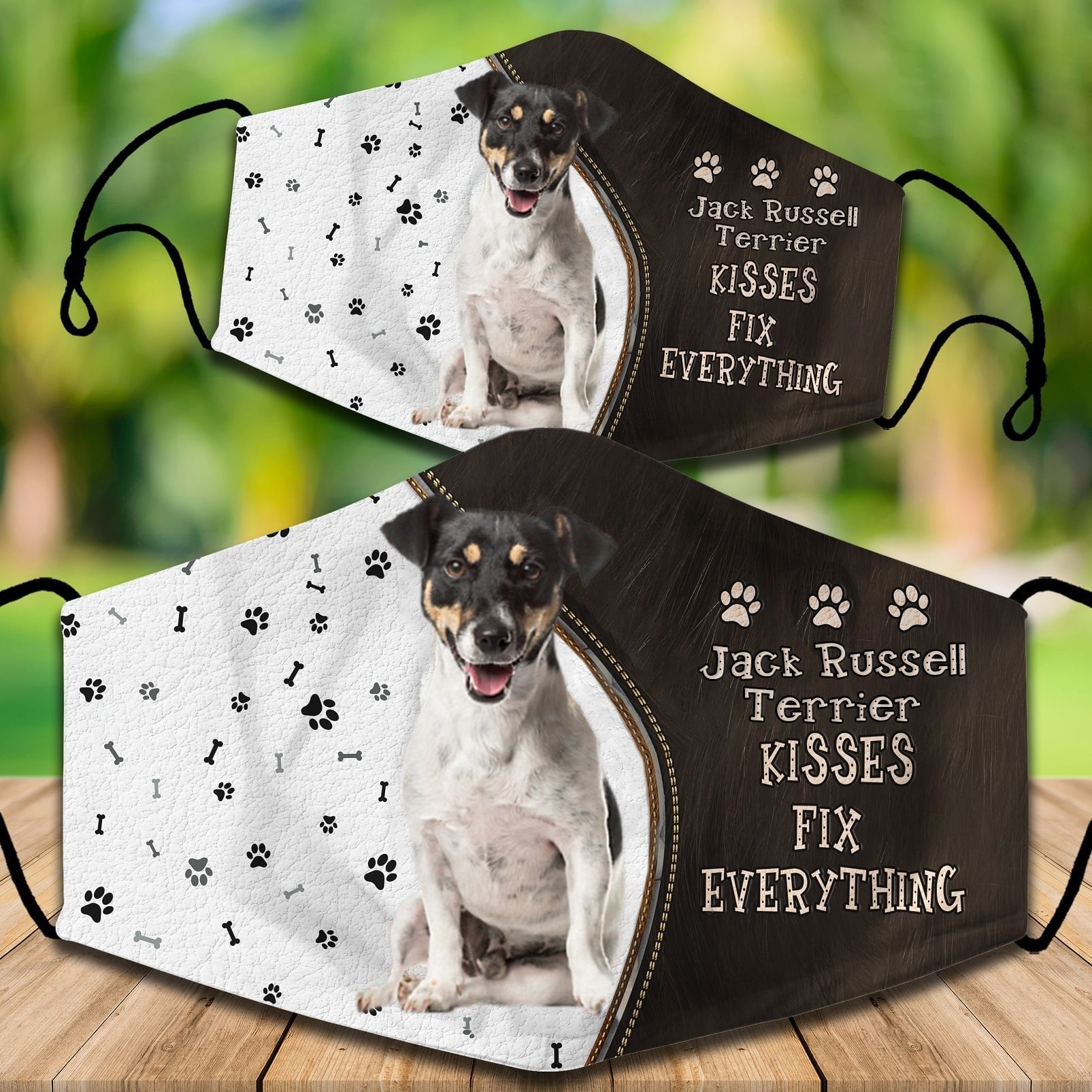 Jack Russell Terrier Kisses Fix Everything Veil