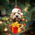 Labradoodle-Dogs give gifts Hanging Ornament