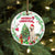 Labrador-Retriever Tree Merry Christmas Ornament (porcelain)