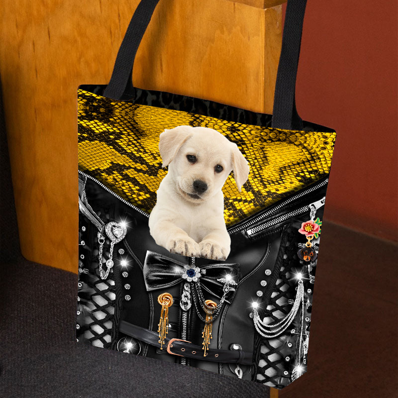 Labrador Retriever Punk Tote Bag