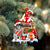 Lhasa-Apso With Mushroom House Christmas Ornament