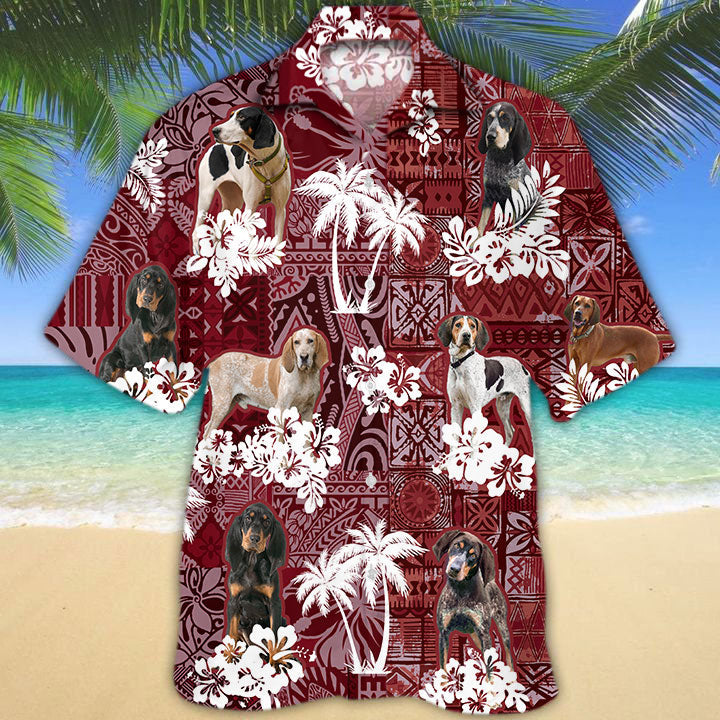 Coonhound Hawaiian Shirt 2