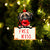 Mastiff Free Kiss Christmas Ornament