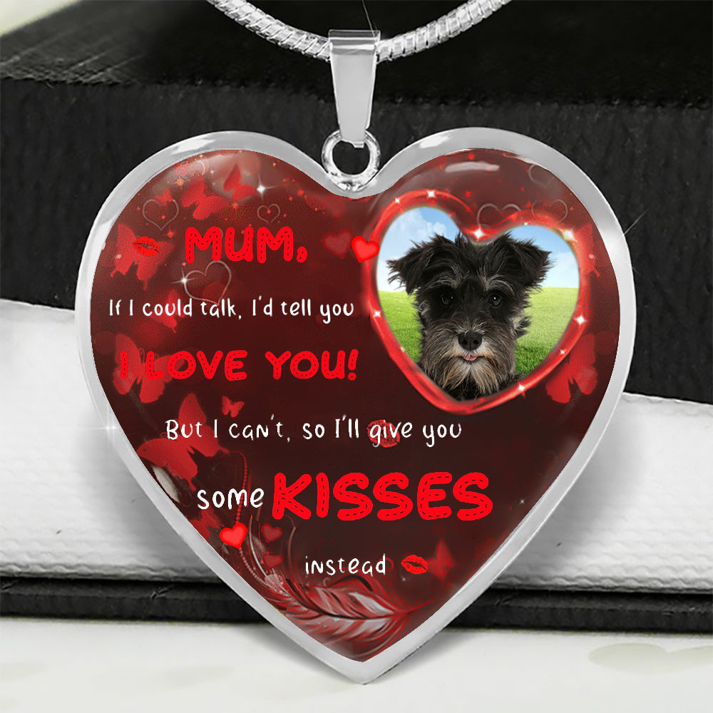 Miniature-Schnauzer Give You Some Kisses Necklace