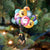 Miniature Pinscher With Balloons Christmas Ornament