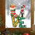 Miniature Schnauzer LOVE Christmas Stocking Sticker