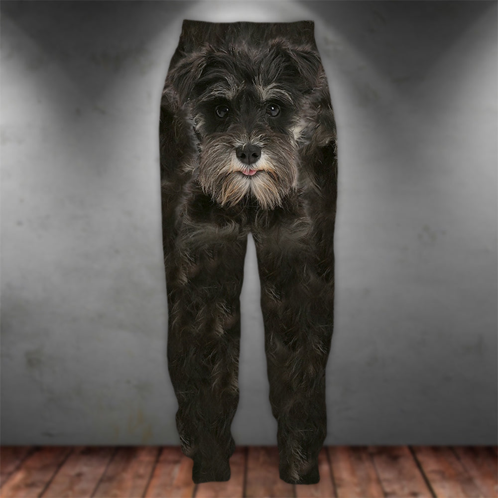 Miniature Schnauzer 3D Graphic Casual Pants Animals Dog