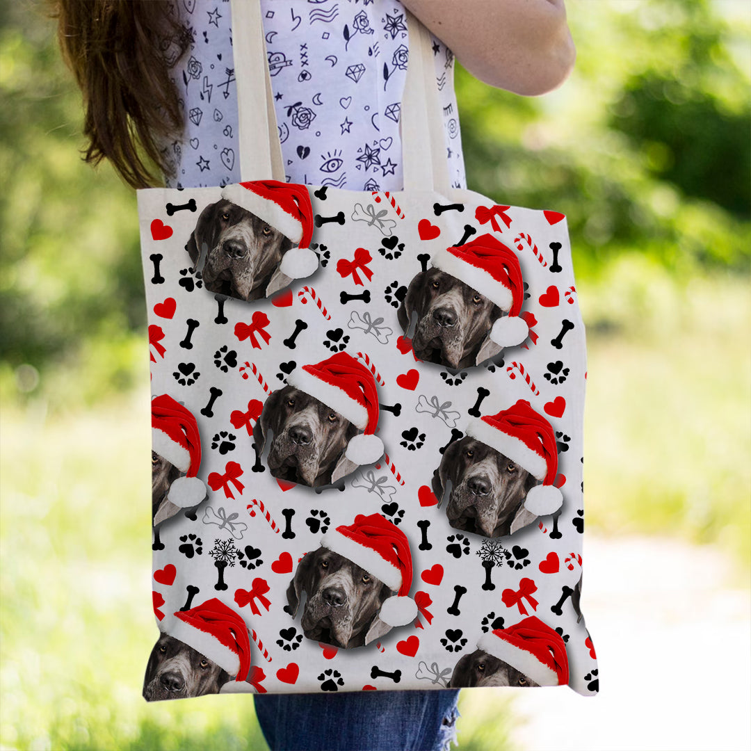 Neapolitan-Mastiff All Over Print Christmas Tote Bag
