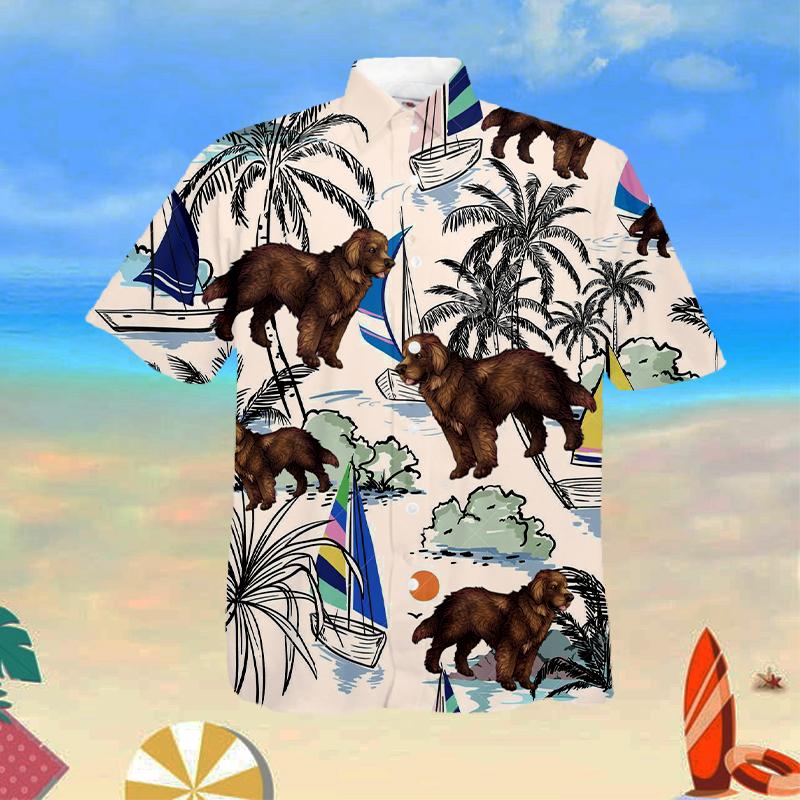 Newfoundland Summer Beach Hawaiian Shirt